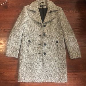 Wool Tweed Black and White Jacket